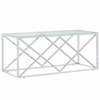 Salontafel 110X45X45 Cm Roestvrij Staal En