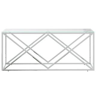 Salontafel 110X45X45 Cm Roestvrij Staal En