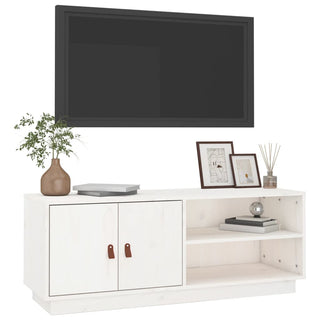 Tv-Meubel 105X34X40 Cm Massief Grenenhout