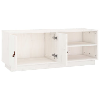 Tv-Meubel 105X34X40 Cm Massief Grenenhout