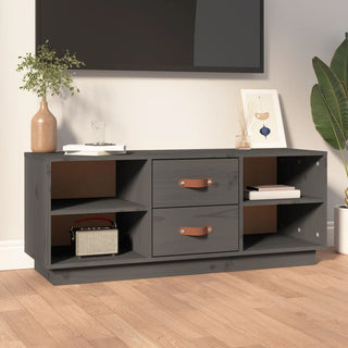 Tv-Meubel 100X34X40 Cm Massief Grenenhout