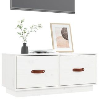 Tv-Meubel 80X34X35 Cm Massief Grenenhout