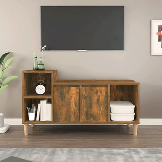 Tv-Meubel 100X35X55 Cm Bewerkt Hout