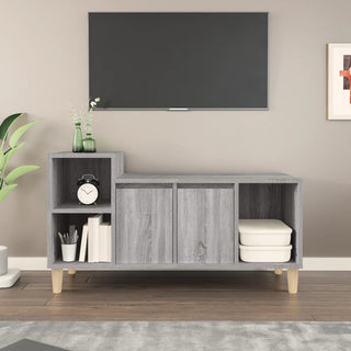 Tv-Meubel 100X35X55 Cm Bewerkt Hout