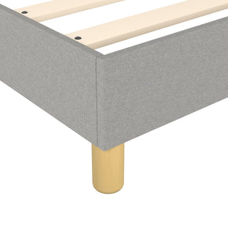 Boxspringframe Stof Lichtgrijs