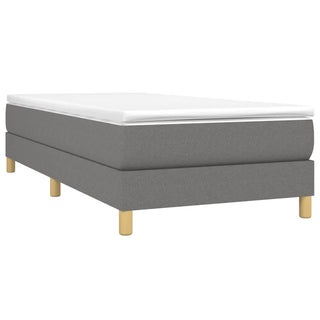 Boxspringframe Stof Donkergrijs