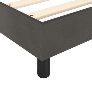 Boxspringframe Fluweel Donkergrijs