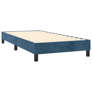 Boxspringframe Fluweel Donkerblauw