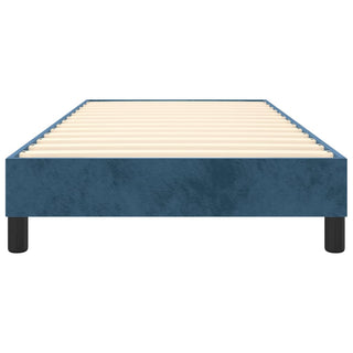 Boxspringframe Fluweel Donkerblauw