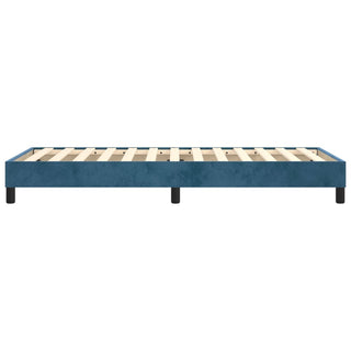 Boxspringframe Fluweel Donkerblauw