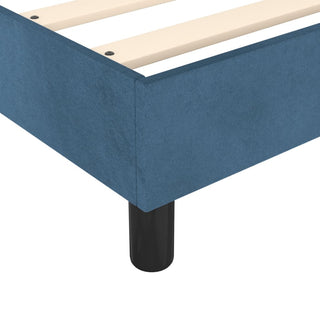 Boxspringframe Fluweel Donkerblauw