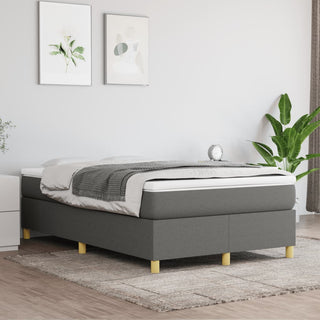 Boxspringframe Stof Donkergrijs