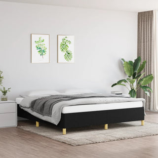 Boxspringframe Stof Zwart