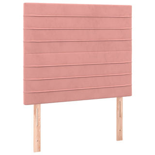 Hoofdborden 2 St 80X5X78/88 Cm Fluweel Roze