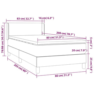 Boxspring Met Matras Kunstleer Zwart