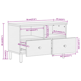 Tv-Meubel 70X33X46 Cm