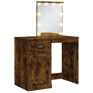 Kaptafel Met Led-Verlichting 90X42X132,5 Cm Kleur