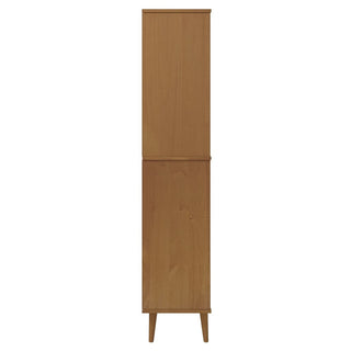 Boekenkast Molde 85X35X70,5 Cm Massief Grenenhout