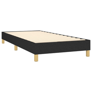 Boxspring Met Matras Stof Zwart