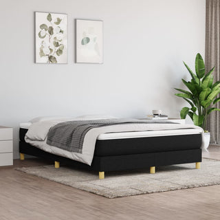 Boxspring Met Matras Stof Zwart