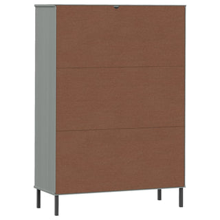 Boekenkast Met Metalen Poten Oslo 90X35X28,5 Cm Hout