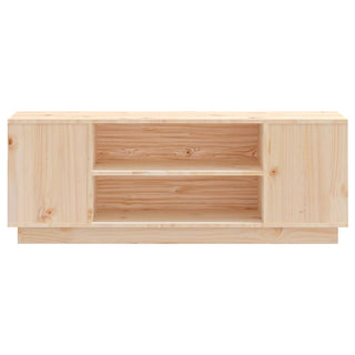 Tv-Meubel 110X35X40,5 Cm Massief Grenenhout