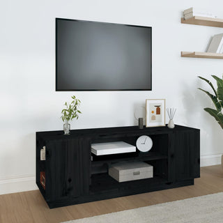 Tv-Meubel 110X35X40,5 Cm Massief Grenenhout