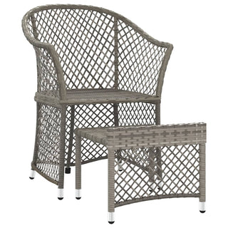 Loungeset Met Kussens Poly Rattan