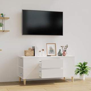 Tv-Meubel 102X44,5X50 Cm Bewerkt Hout