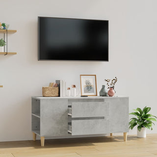 Tv-Meubel 102X44,5X50 Cm Bewerkt Hout