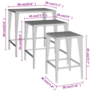 Tafeltjesset Poly Rattan