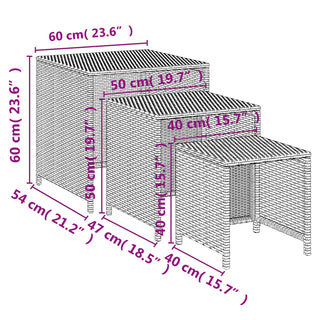 Tafeltjesset Poly Rattan