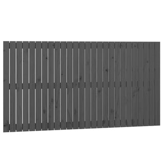 Wandhoofdbord 66X3X90 Cm Massief Grenenhout Grijs