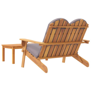 2-Delige Loungeset Adirondack Massief Acaciahout