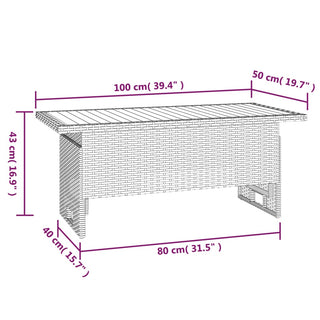 Loungeset Met Kussens Poly Rattan