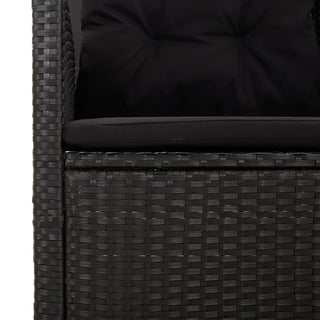 Loungeset Met Kussens Poly Rattan