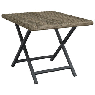 Tafel Inklapbaar 45X35X32 Cm Poly Rattan