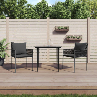 Tuinstoelen Met Kussens 54X61X83 Cm Poly Rattan