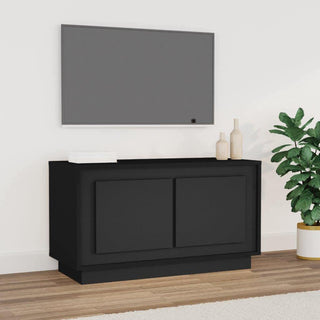 Tv-Meubel 80X35X45 Cm Bewerkt Hout Bruin Eikenkleur