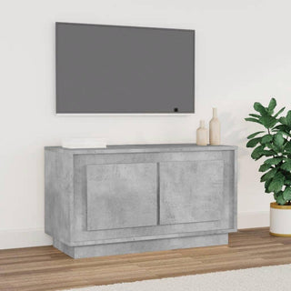 Tv-Meubel 80X35X45 Cm Bewerkt Hout Bruin Eikenkleur