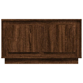 Tv-Meubel 80X35X45 Cm Bewerkt Hout Bruin Eikenkleur