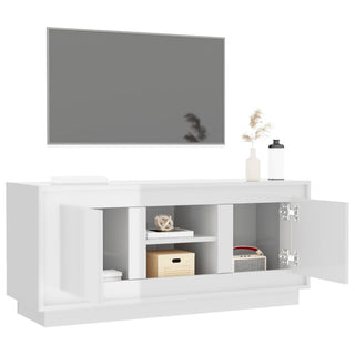 Tv-Meubel 102X35X45 Cm Bewerkt Hout