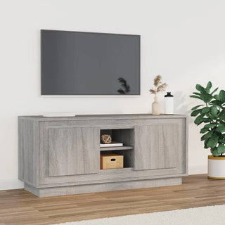 Tv-Meubel 102X35X45 Cm Bewerkt Hout