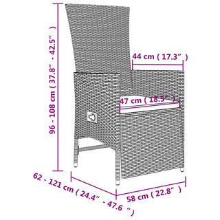 5-Delige Tuinset Met Kussens Poly Rattan Beige