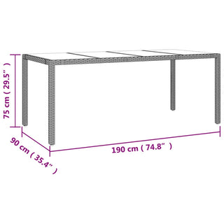 7-Delige Tuinset Met Kussens Poly Rattan Beige