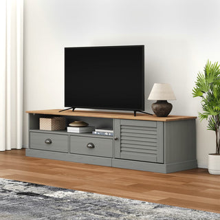 Tv-Meubel Vigo 156X40X40 Cm Massief Grenenhout