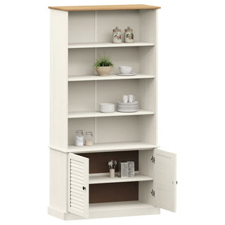 Boekenkast Vigo 85X35X70 Cm Massief Grenenhout