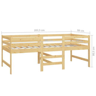 Bedframe Massief Grenenhout