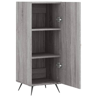 Dressoir 34,5X34X90 Cm Bewerkt Hout Eikenkleurig