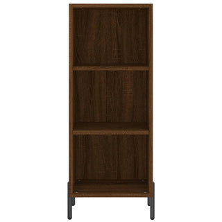 Dressoir 34,5X32,5X90 Cm Bewerkt Hout Bruin Eikenkleur